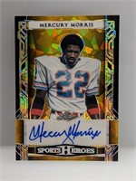 Mercury Morris 2024 Leaf Sports Heroes Auto 1/1