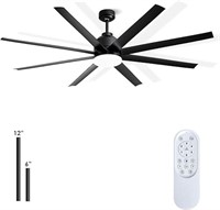 *NEW* 72 Inch Industrial Ceiling Fan - Black Big