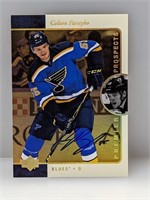 2015-16 UD Premier Prospect Colton Parayko RC Auto