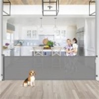 95 Inch Long Baby Gate Retractable Dog Gate for