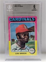 1975 Topps Lou Brock #540 BGS 6