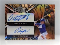 1/1 2023 Leaf Exotic Oneil Cruz Seiya Suzuki Auto