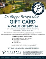 Pike Lake Golf Package