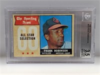 1968 Topps Frank Robinson All Star #373 BGS 3.5