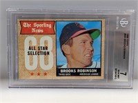 1968 Topps Brooks Robinson All Star #365 BGS 7