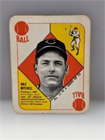 1951 Topps Red Back (Surface Crease) Dale Mitchell