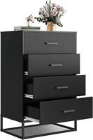 WLIVE Dresser for Bedroom with 4 Drawers,