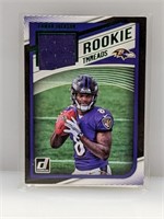 2018 Donruss RC Threads Green Lamar Jackson Relic