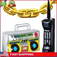 80s 90s Retro Inflatable Radio Boombox Mobile