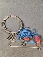 Pulleys, Paracord, S-Hooks