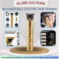 RECHARGEABLE ELECTRIC HAIR TRIMMER (GOLDEN)