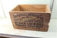 PETERS CARTRIDGE CO WOODEN CRATE