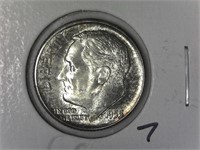 1955 Silver Roosevelt Dime