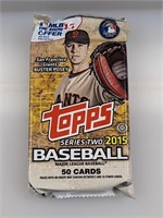 2015 Topps Series 2 Hobby Jumbo Pack (50 Cards)