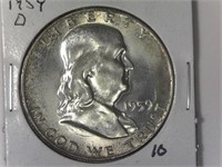 1959-D Franklin Half Dollar