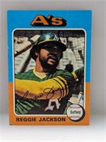1975 Topps #300 Reggie Jackson Oakland A's HOF