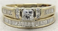 14KT YELLOW GOLD 2.08CT DIAMOND RNG WITH .40CT
