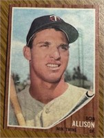1962 Topps Baseball #180 Bob Allison