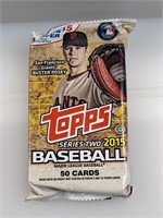 2015 Topps Series 2 Hobby Jumbo Pack (50 Cards)