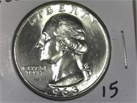 1963 Washington Quarter