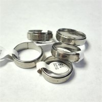 $100  Pack Of 5 Silver Color Meditation Spining Se