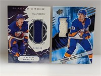 2018 UD Mathew Barzal Relic Lot 2 SPC17 & 148/149