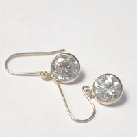 $1000 10K  Moissanite(2.2ct) Earrings