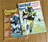 70's & 80's Football Digest (OJ and Dickerson) HOF