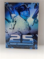 2020 Topps Fire Alex Rodriguez Shattering Stats