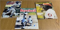 Vintage Baseball magazine lot