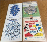 Vintage KC Royals Playoff programs-4