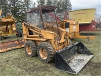 Case 1835B diesel skid loader, 2300 actual hrs,