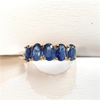 $1000 14K  5 Sapphires Ring