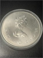 $80 Silver Montreal Olympic $5 Coin