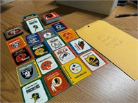 Huge Set Vintage NFL Team Logo Stickers-old school