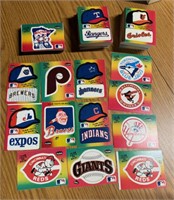 Huge Set Vintage MLB Team Logo Stickers-old school