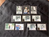 10 Autographed Golf Cards