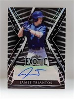 9/9 2023 Leaf Exotic James Triantos Zebra BA-JT1