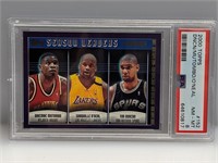 2000 Topps Duncan/Shaq/Mutombo 152 PSA 8