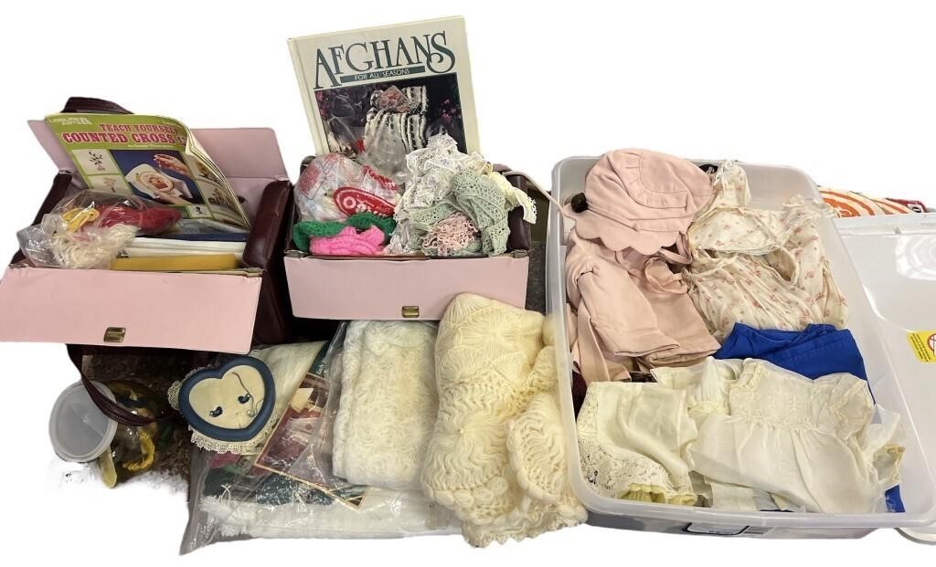 Lot of Crochet Items, Vintage Children’s