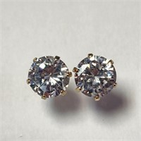 $240 10K  CZ Earrings