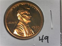 1972-S Proof Lincoln Wheat Cent