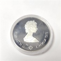 Silver Montreal Olympic $5 Coin