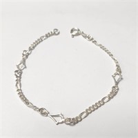 $50 Silver 7.5" Bracelet