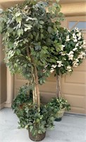 D - FAUX TOPIARY TREE 78"T (G14)