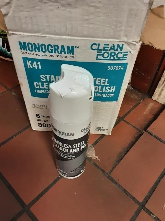 STAINLESS CLEANER AND POLISH LOT
