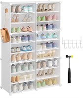 NEW-$59 Shoe Rack 9 Tier Shoe Storage,2x9Tier