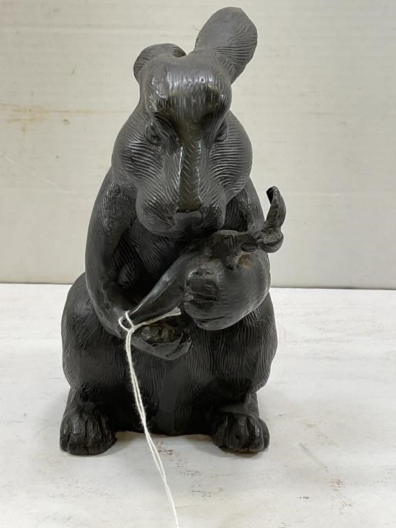 RABBIT METAL DOOR STOP - 8" TALL