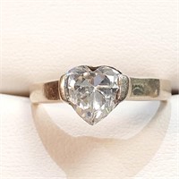 $50 Silver CZ Ring