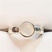 $60 Silver Rose Quartz Ring